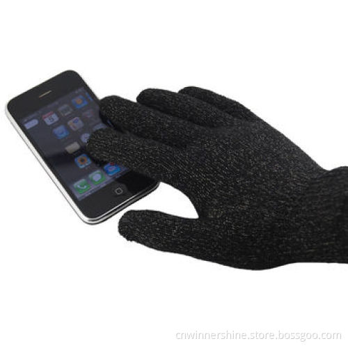 Touchscreen acrylic gloves with stylish full fingers for most smartphones OEM